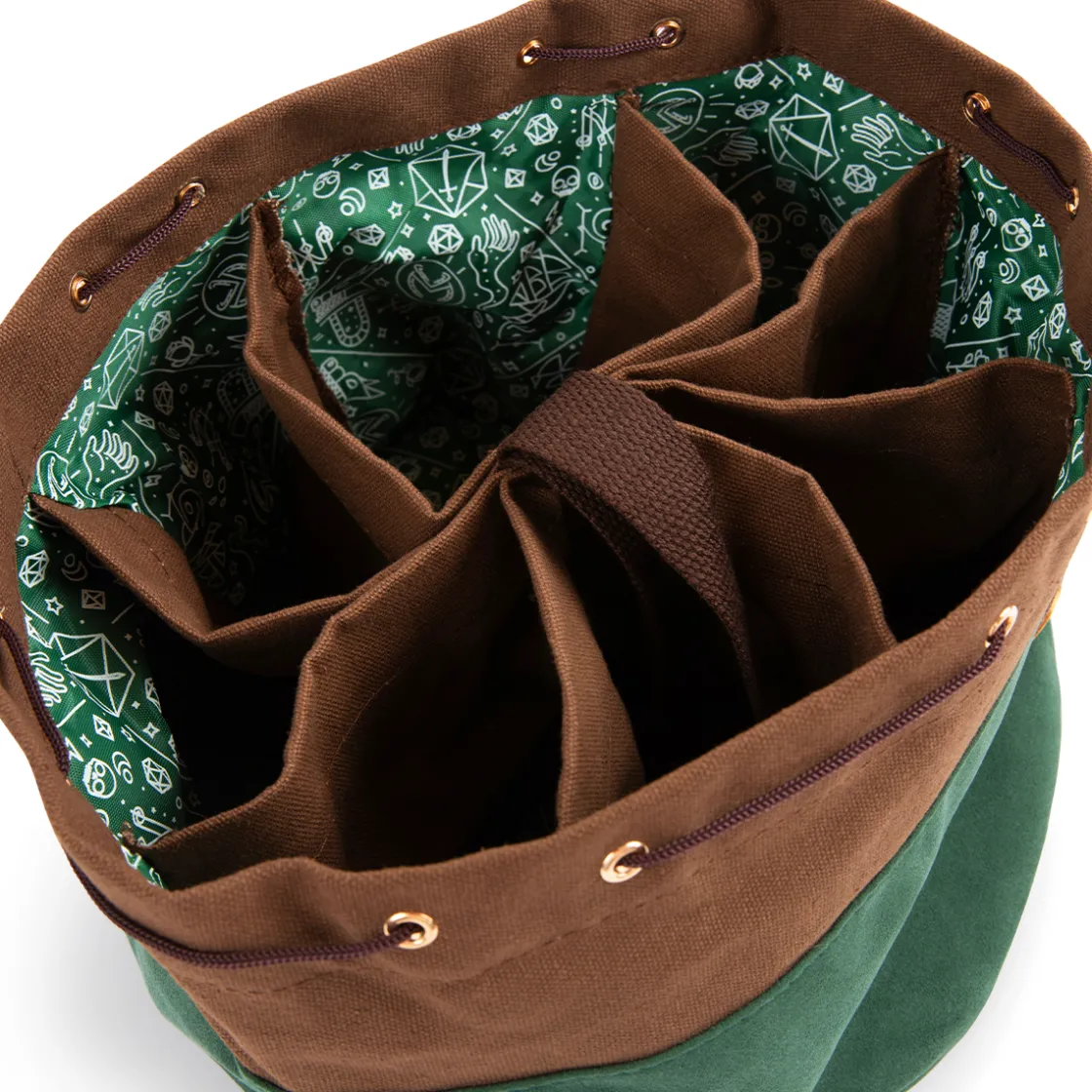 Dice And Dice Bags-Critical Role Bailey's Green Dice Bag of Hoarding