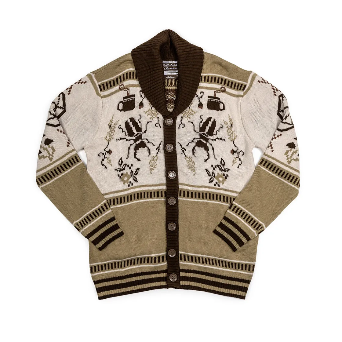 Sweaters & Hoodies-Critical Role Beauty of Exandria: The Wildes - Caduceus Clay Cardigan Sweater