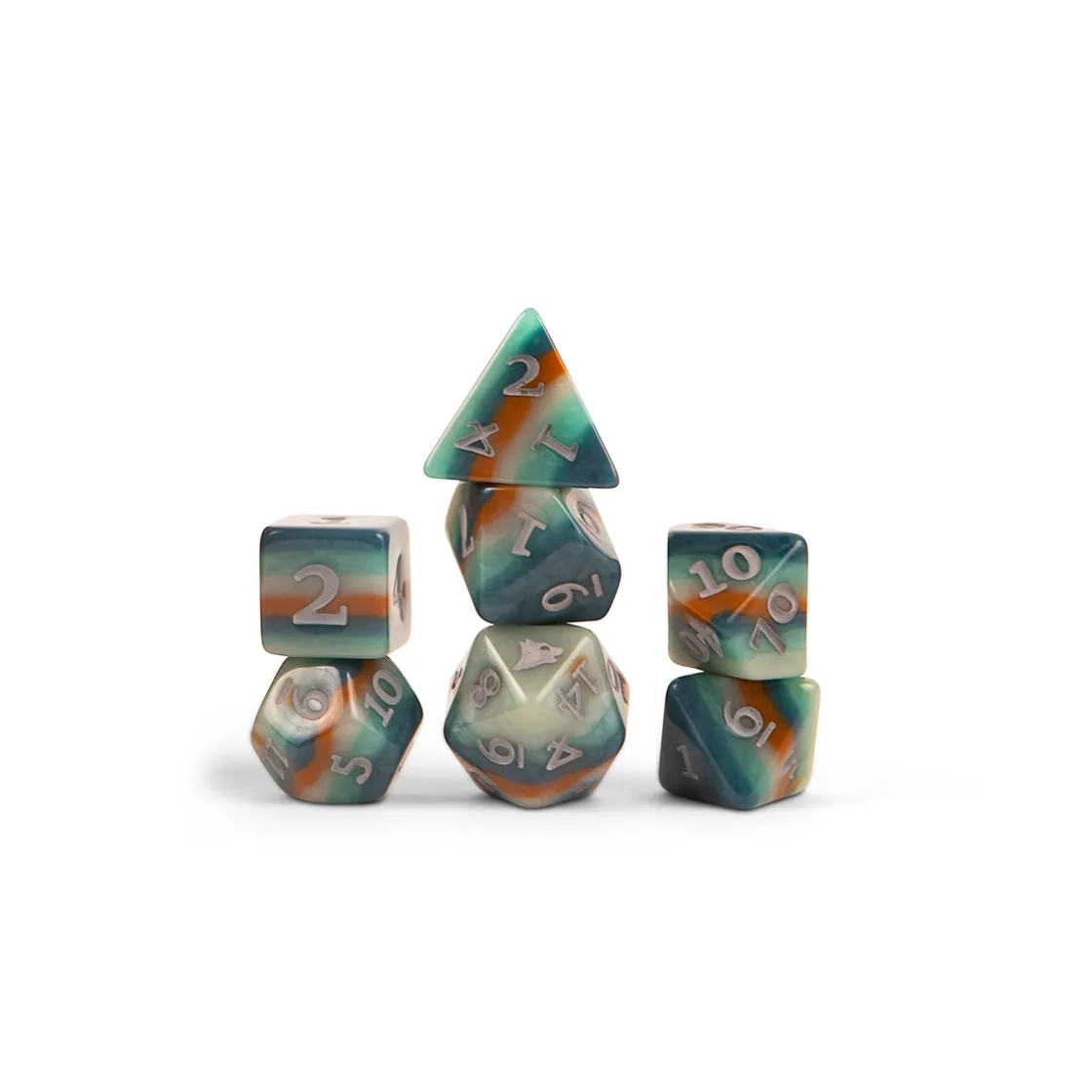 Dice And Dice Bags-Critical Role Bells Hells Dice Set: Chetney Pock O'Pea