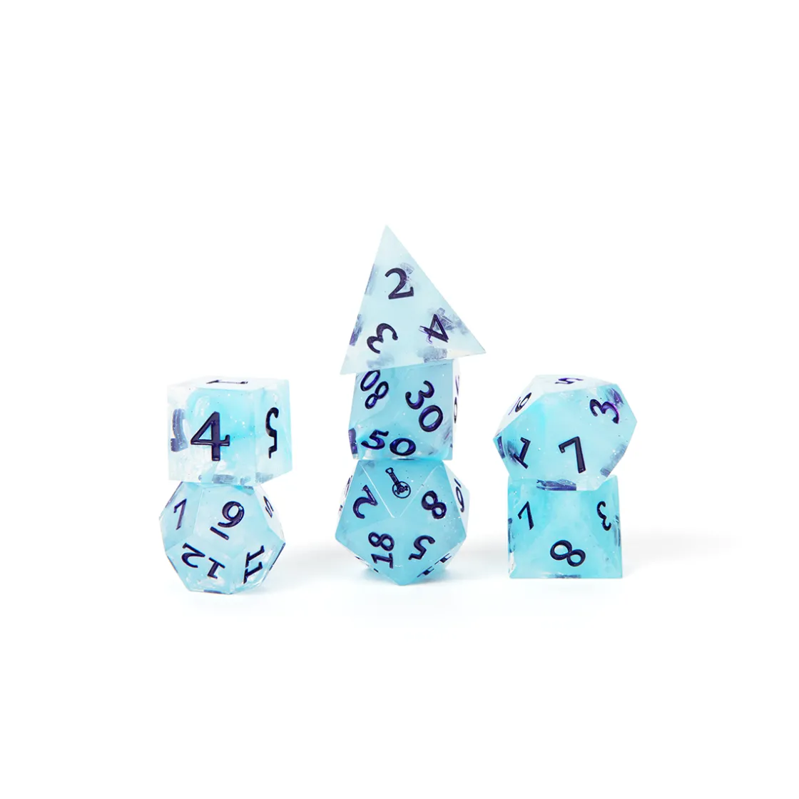 Dice And Dice Bags-Critical Role Bells Hells Dice Set: Dorian Storm