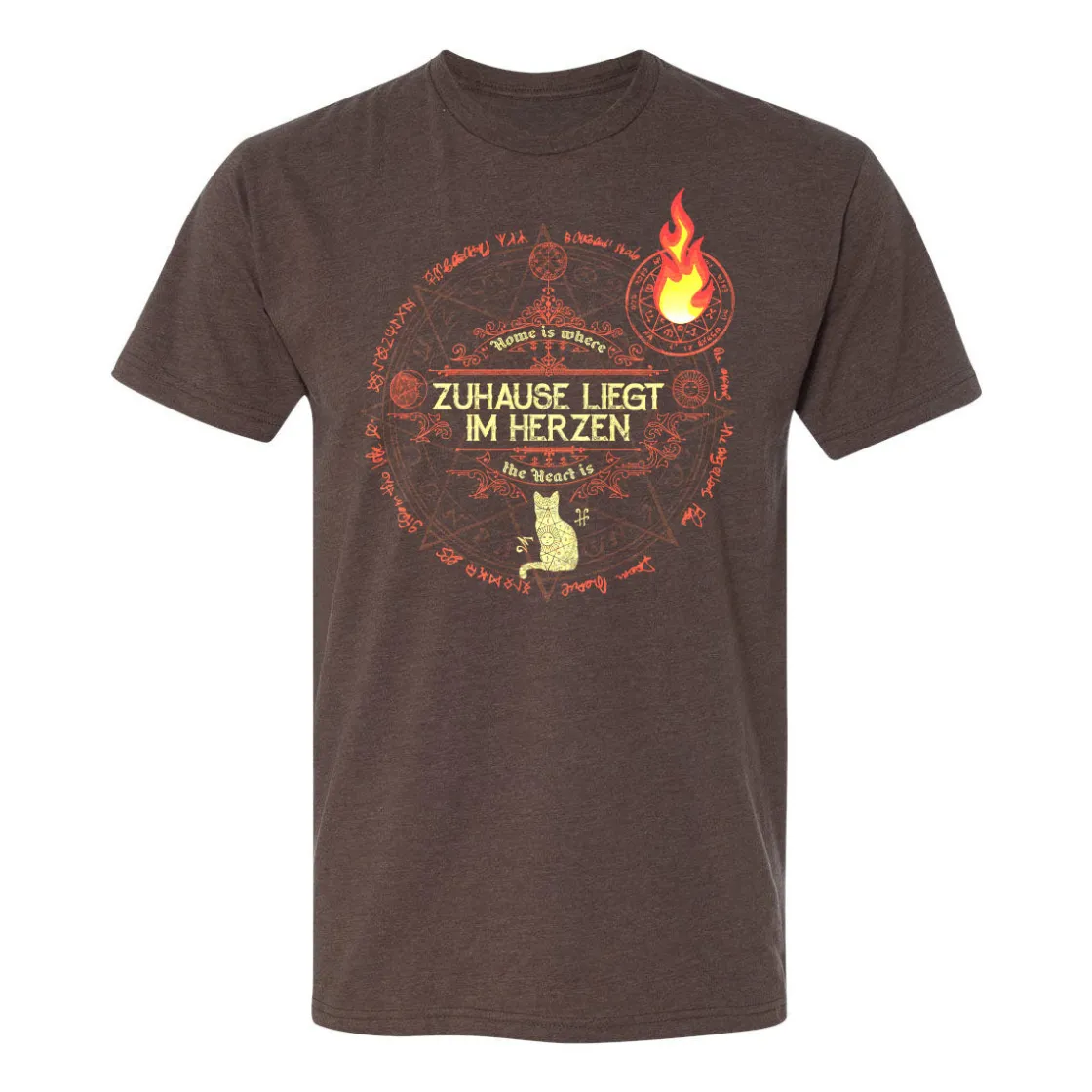 T-shirts-Critical Role Caleb Widogast "Home Is Where the Heart Is" T-Shirt