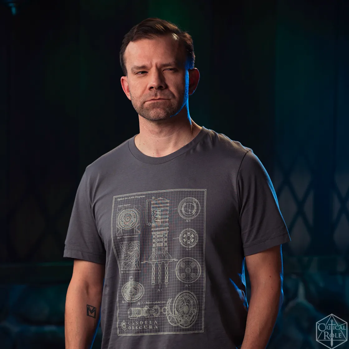 T-shirts-Critical Role Candela Obscura Blueprint T-Shirt