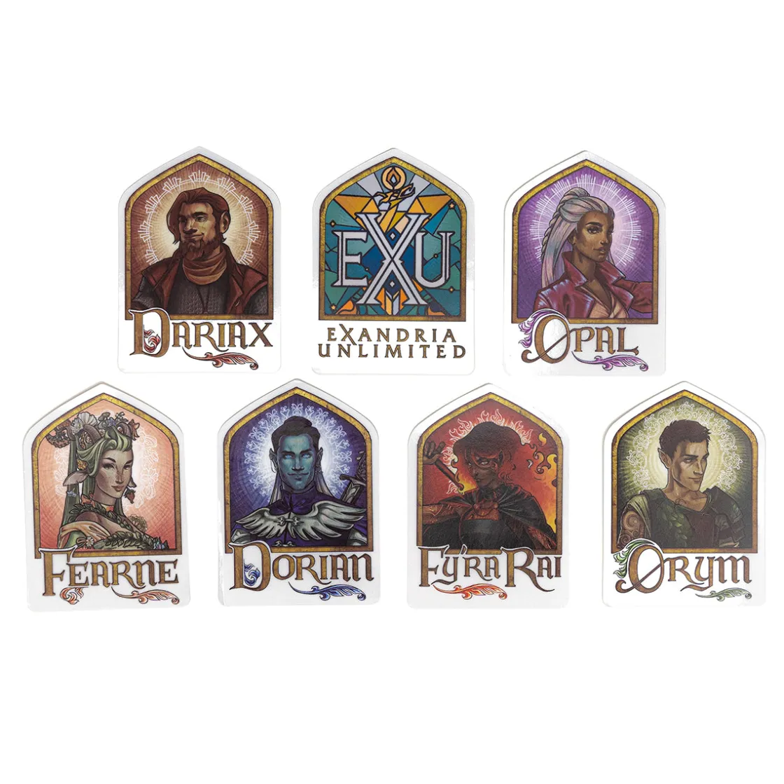 Decals And Stickers-Critical Role Exandria Unlimited Sticker Set 7-Pack