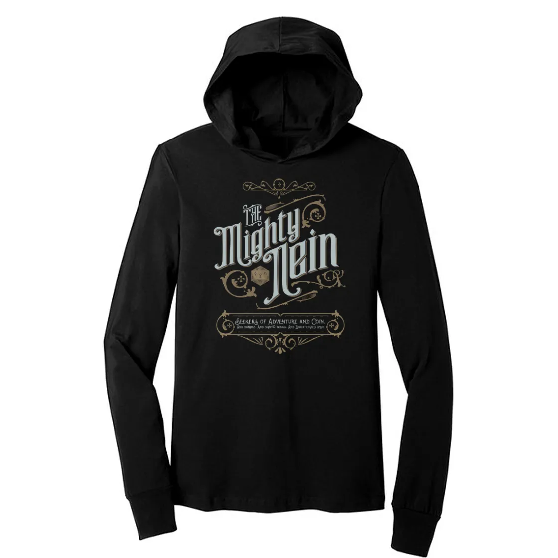 Sweaters & Hoodies-Critical Role Mighty Nein Lightweight Hoodie