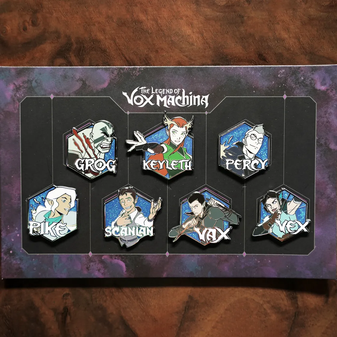 Pins-Critical Role The Legend of Vox Machina Pin Set 7-Pack
