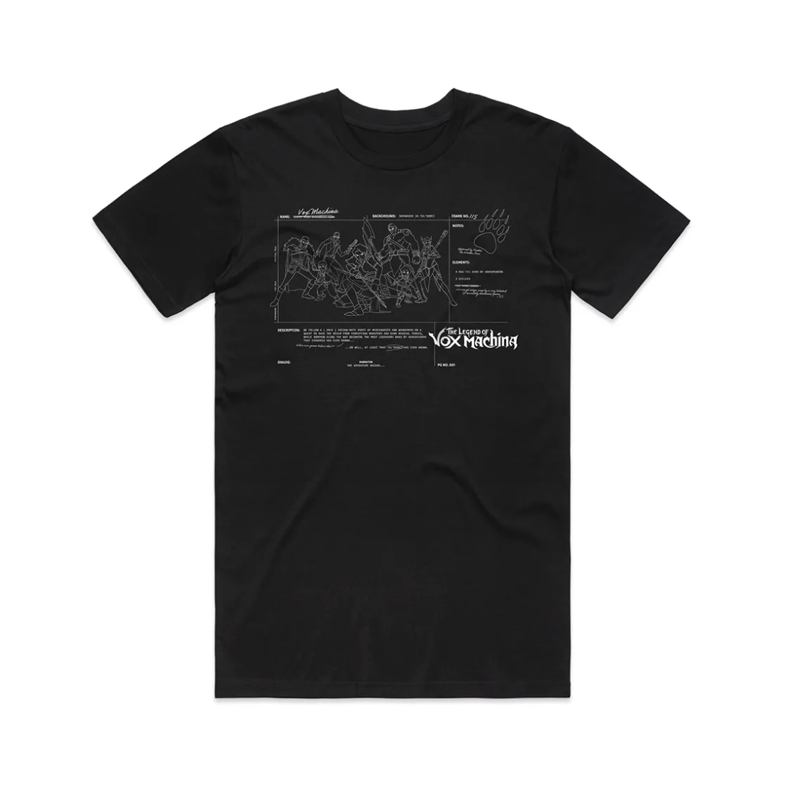 T-shirts-Critical Role The Legend of Vox Machina T-Shirt