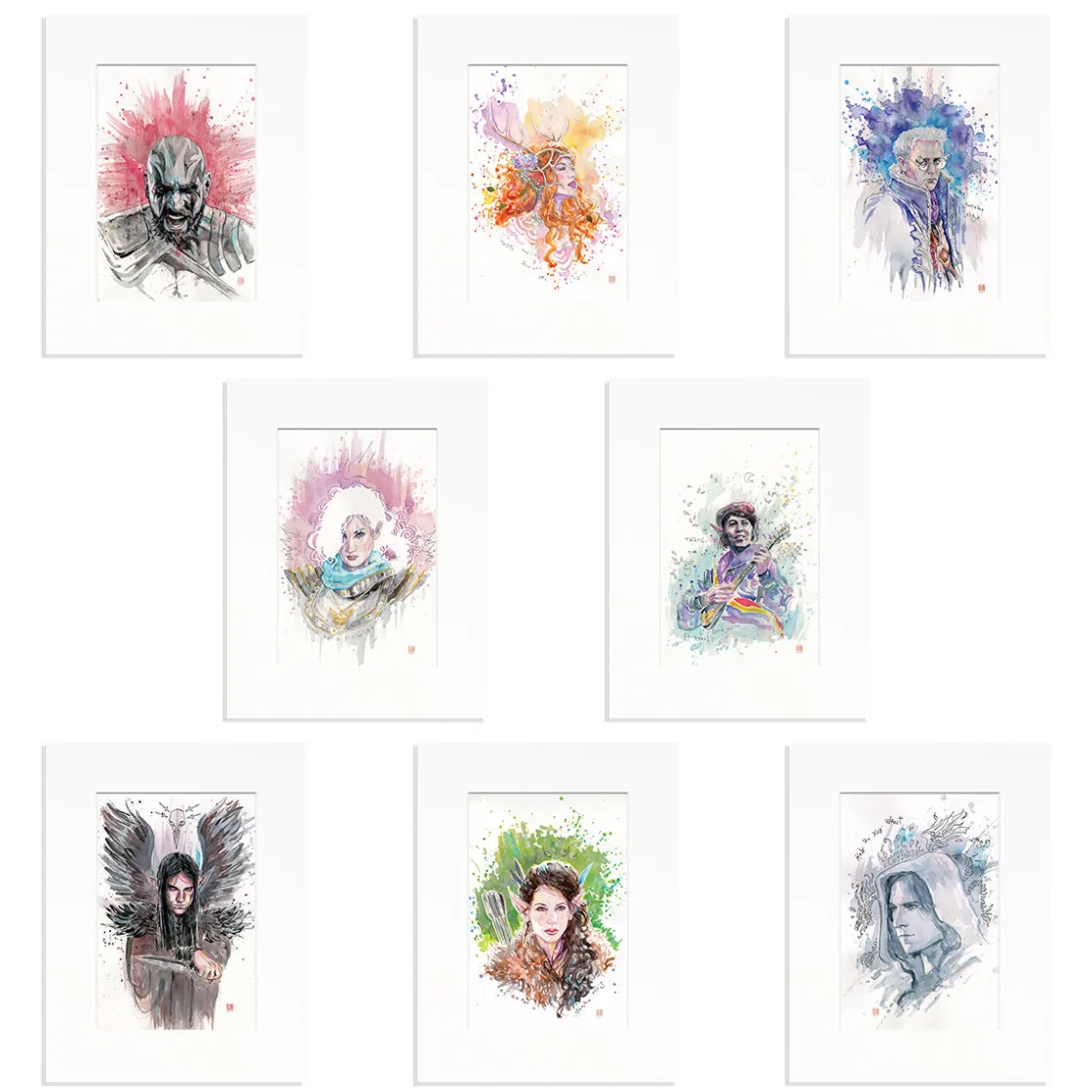 Prints-Critical Role Vox Machina Character Art Prints by David Mack