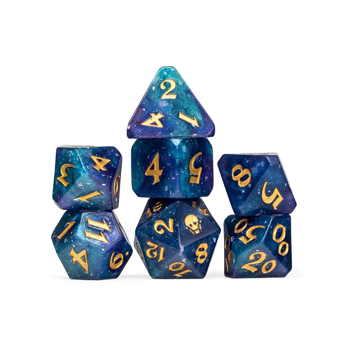 Dice And Dice Bags-Critical Role Vox Machina Dice Set: Taryon Darrington