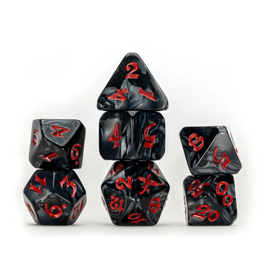 Dice And Dice Bags-Critical Role Vox Machina Dice Set: Vax'ildan